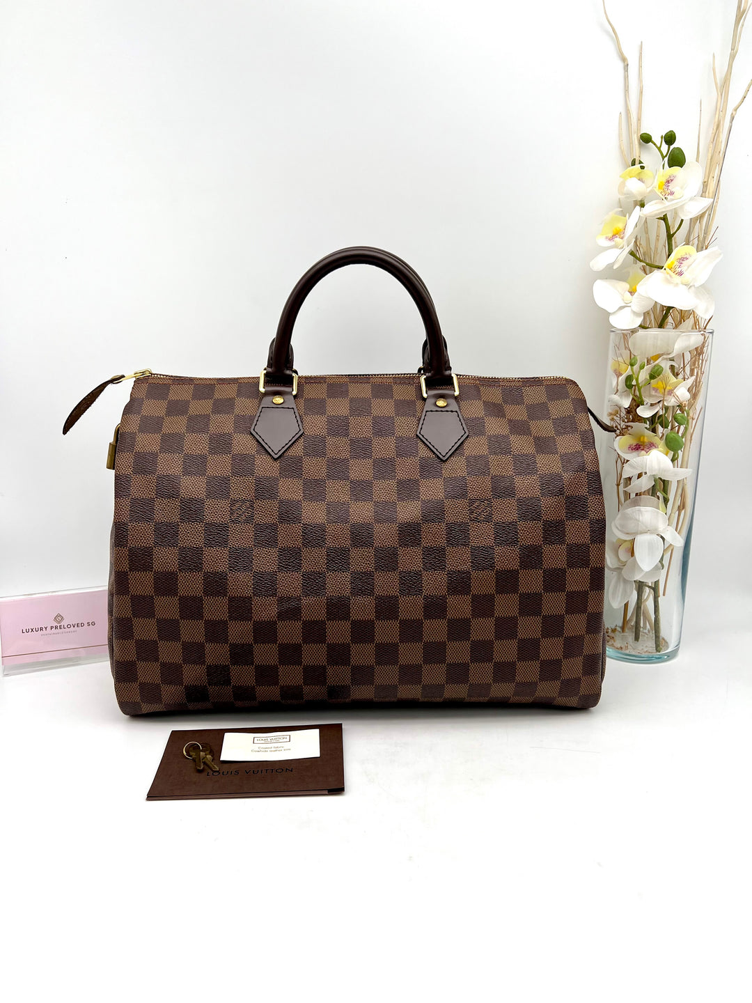 LOUIS VUITTON SPEEDY 35 DAMIER EBENE