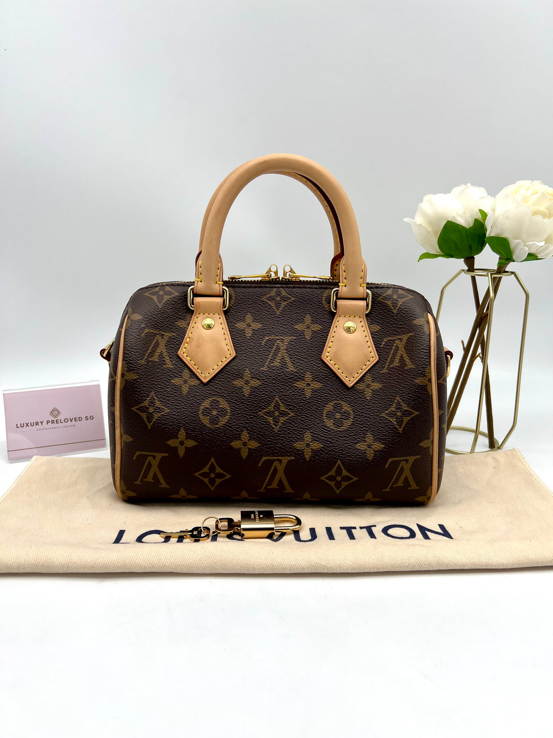 LOUIS VUITTON BANDOULIERE 20 MONOGRAM