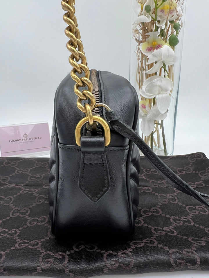 GUCCI MARMONT CAMERA QUILTED SMALL