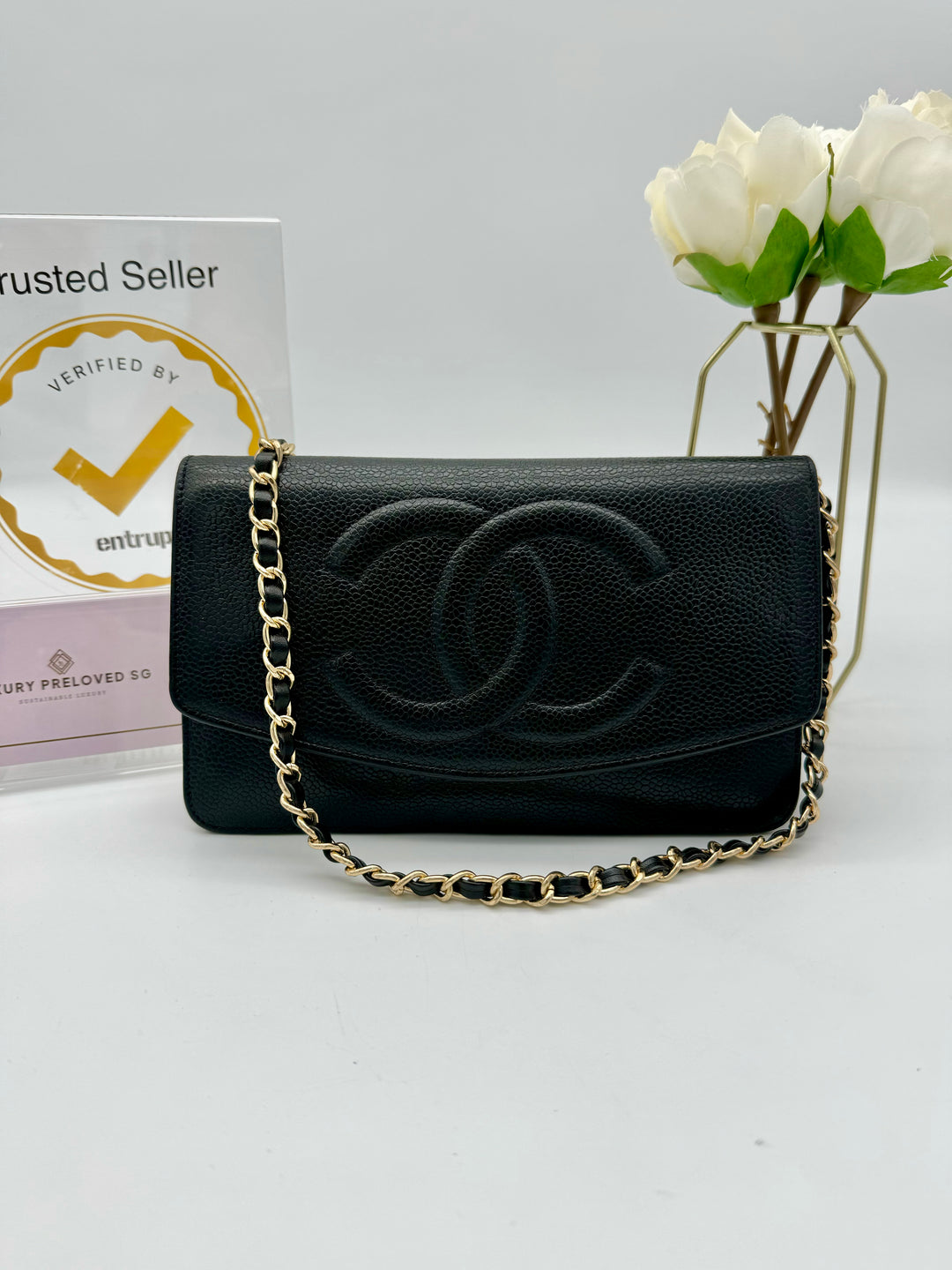 CHANEL CAVIAR TIMELESS CLUTCH