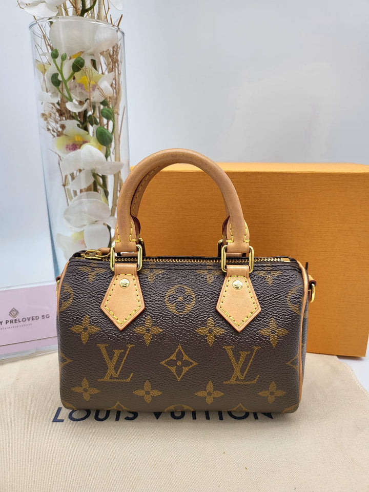 LOUIS VUITTON NANO SPEEDY MONOGRAM