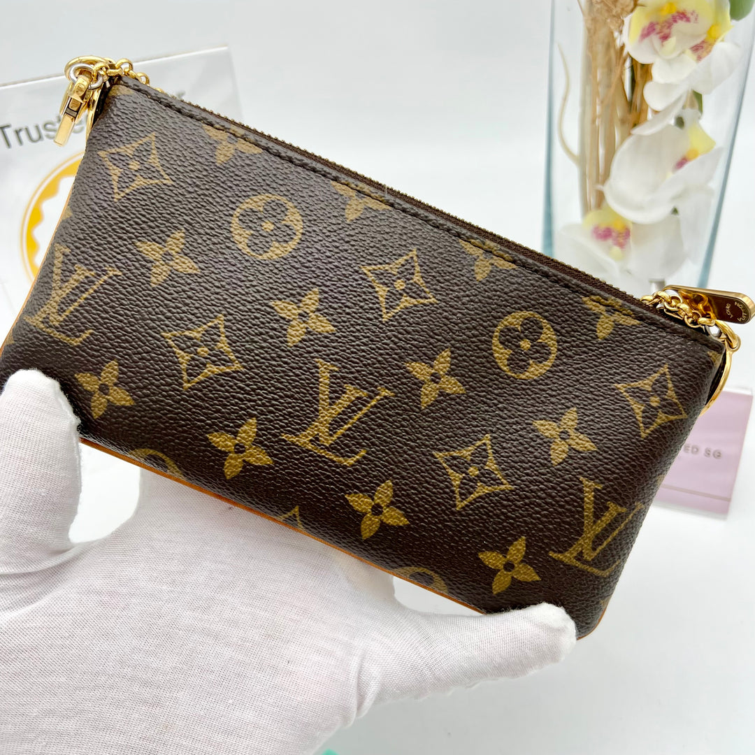 LOUIS VUITTON MILLA MM POCHETTE MONOGRAM