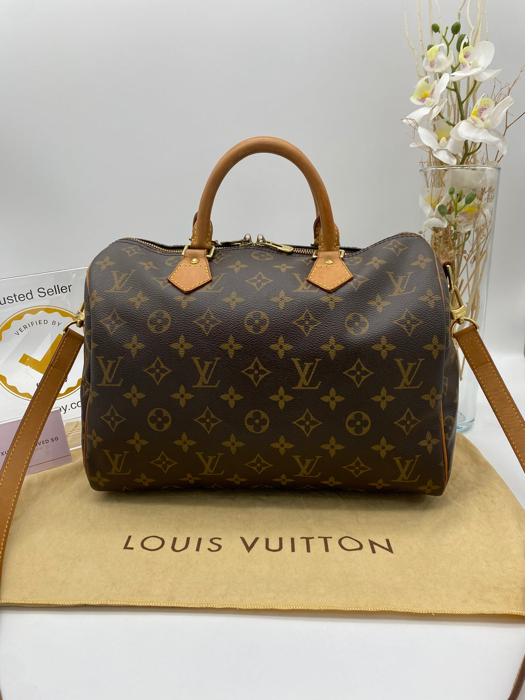 LOUIS VUITTON BANDOULIERE 30 MONOGRAM