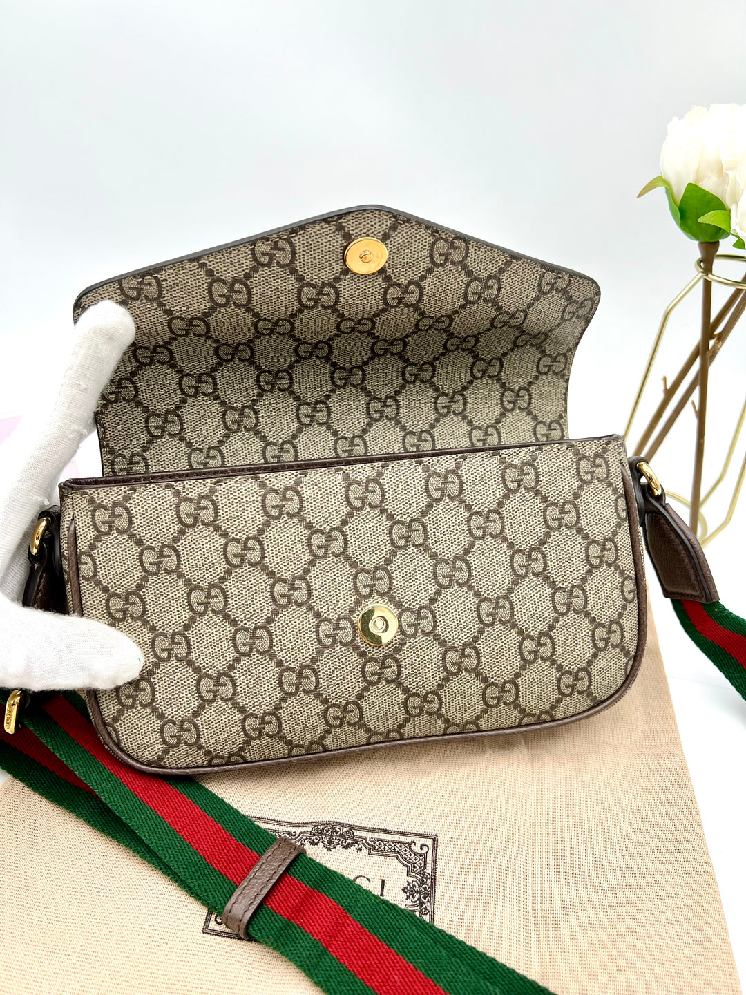 GUCCI OPHIDIA GG CROSSBODY
