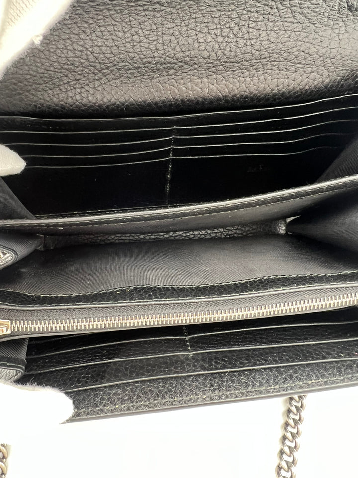 GUCCI DIONYSUS TEXTURED CALF SKIN CRYSTAL WOC