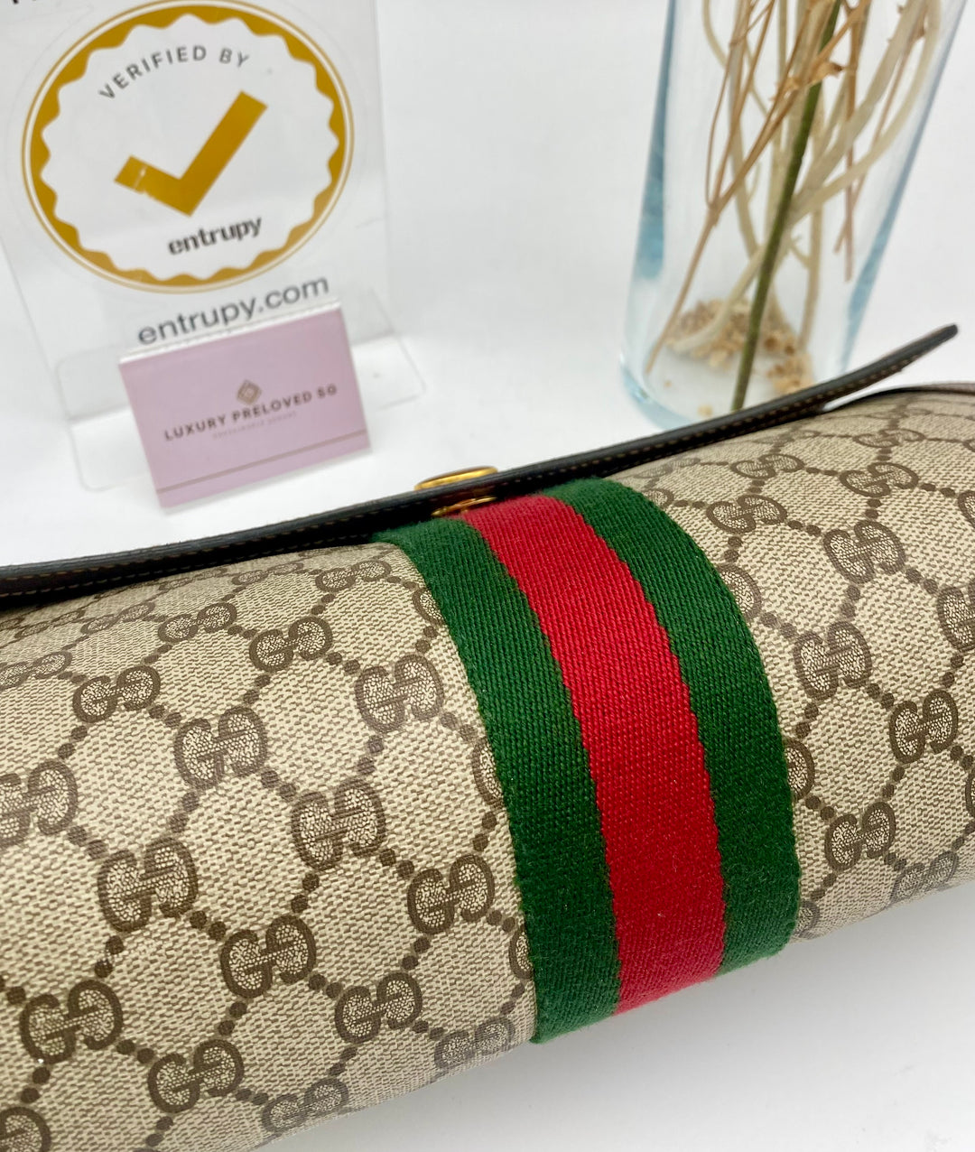 GUCCI VINTAGE OPHIDIA CLUTCH