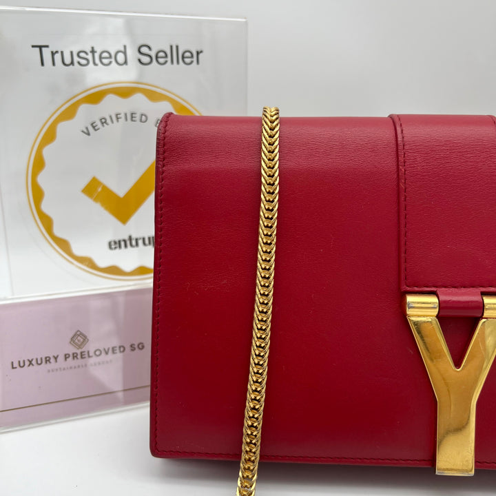 YVES SAINT LAURENT LIGNE Y SHOULDER BAG