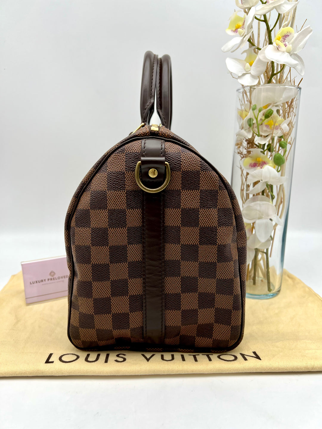 LOUIS VUITTON BANDOULIERE 30 DAMIER EBENE