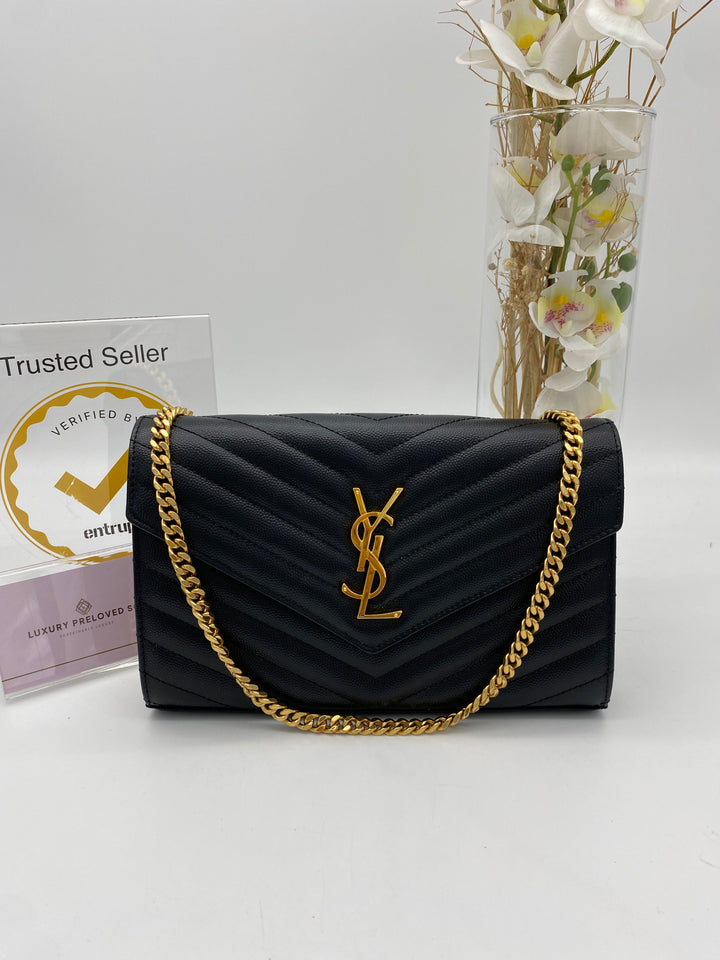 YVES SAINT LAURENT CASSANDRA MONOGRAM