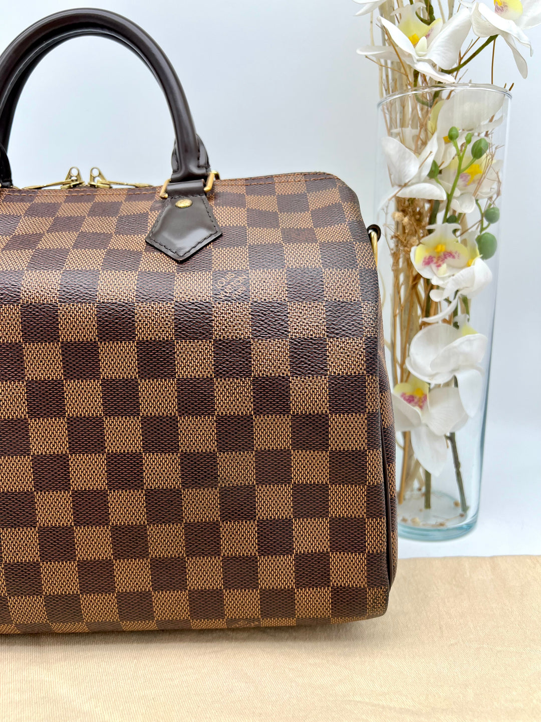LOUIS VUITTON BANDOULIERE 30 DAMIER EBENE