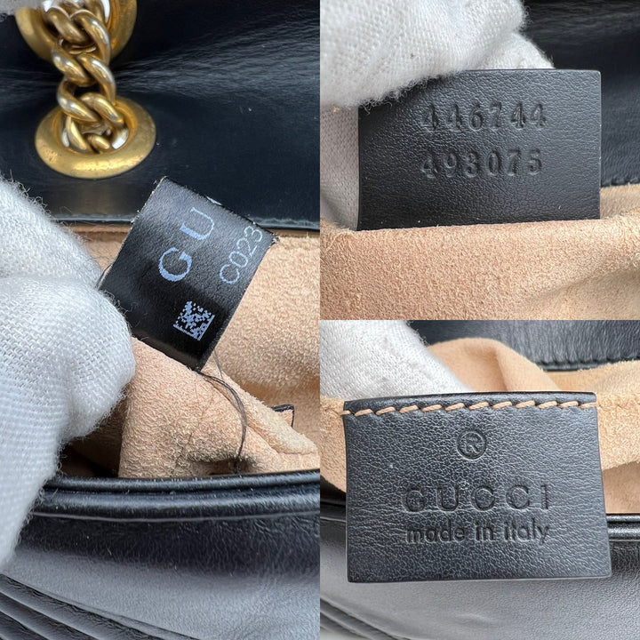 GUCCI MARMONT QUILTED GHW SHOULDER BAG