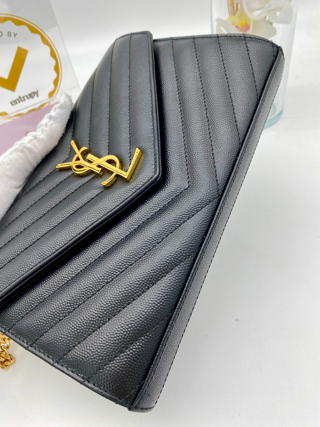 YVES SAINT LAURENT CASSANDRA MONOGRAM