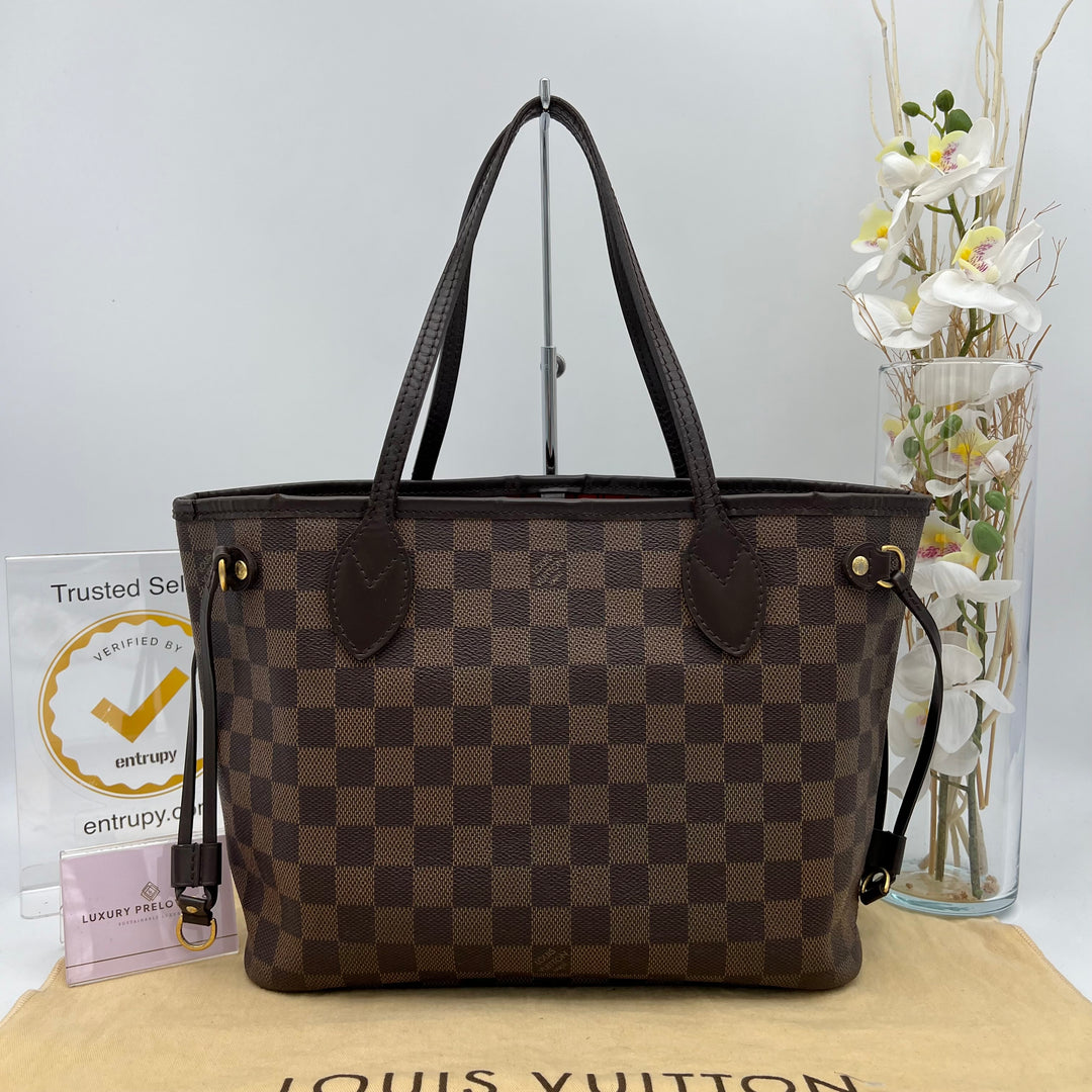 LOUIS VUITTON NEVERFULL PM DAMIER EBENE