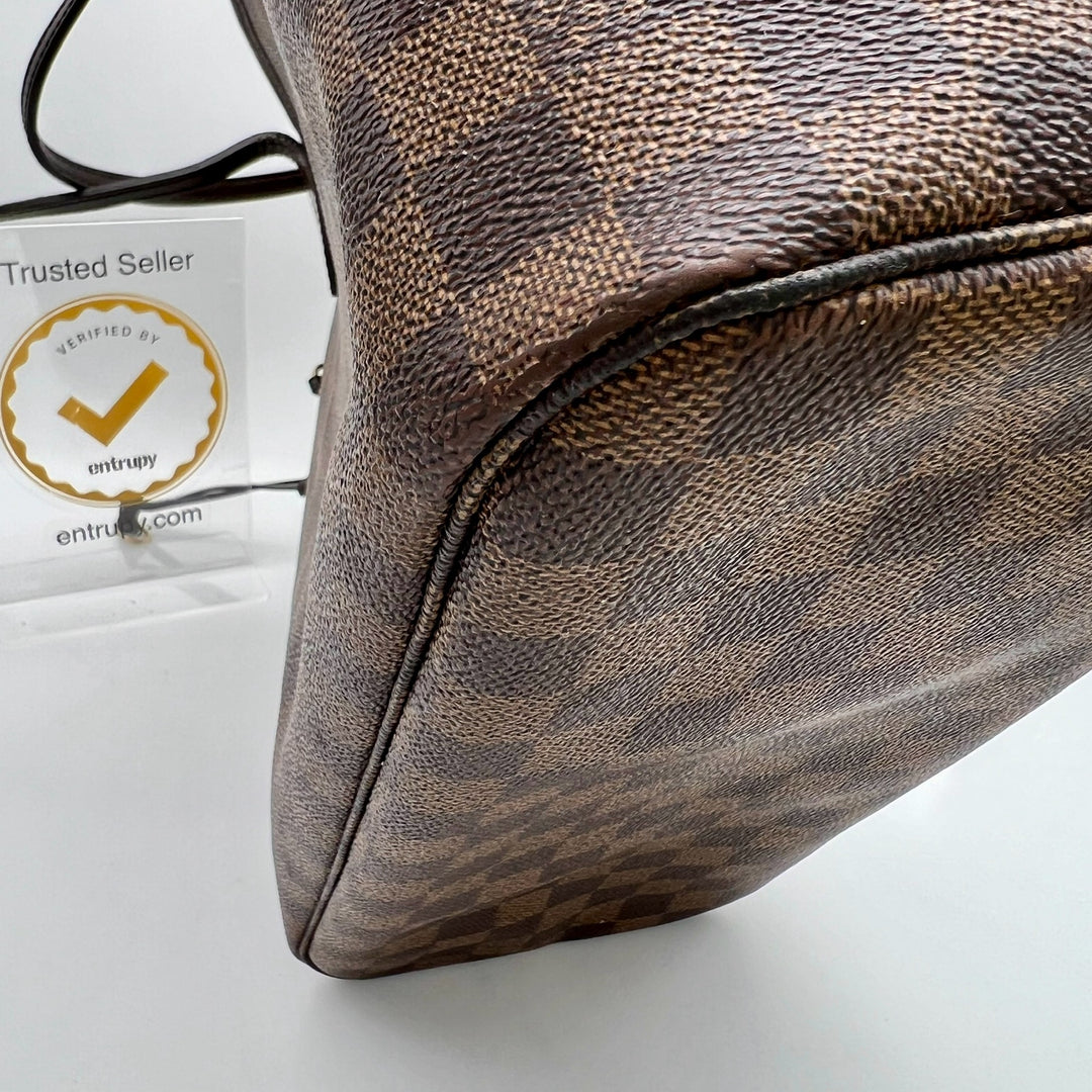 LOUIS VUITTON NEVERFULL MM DAMIER EBENE