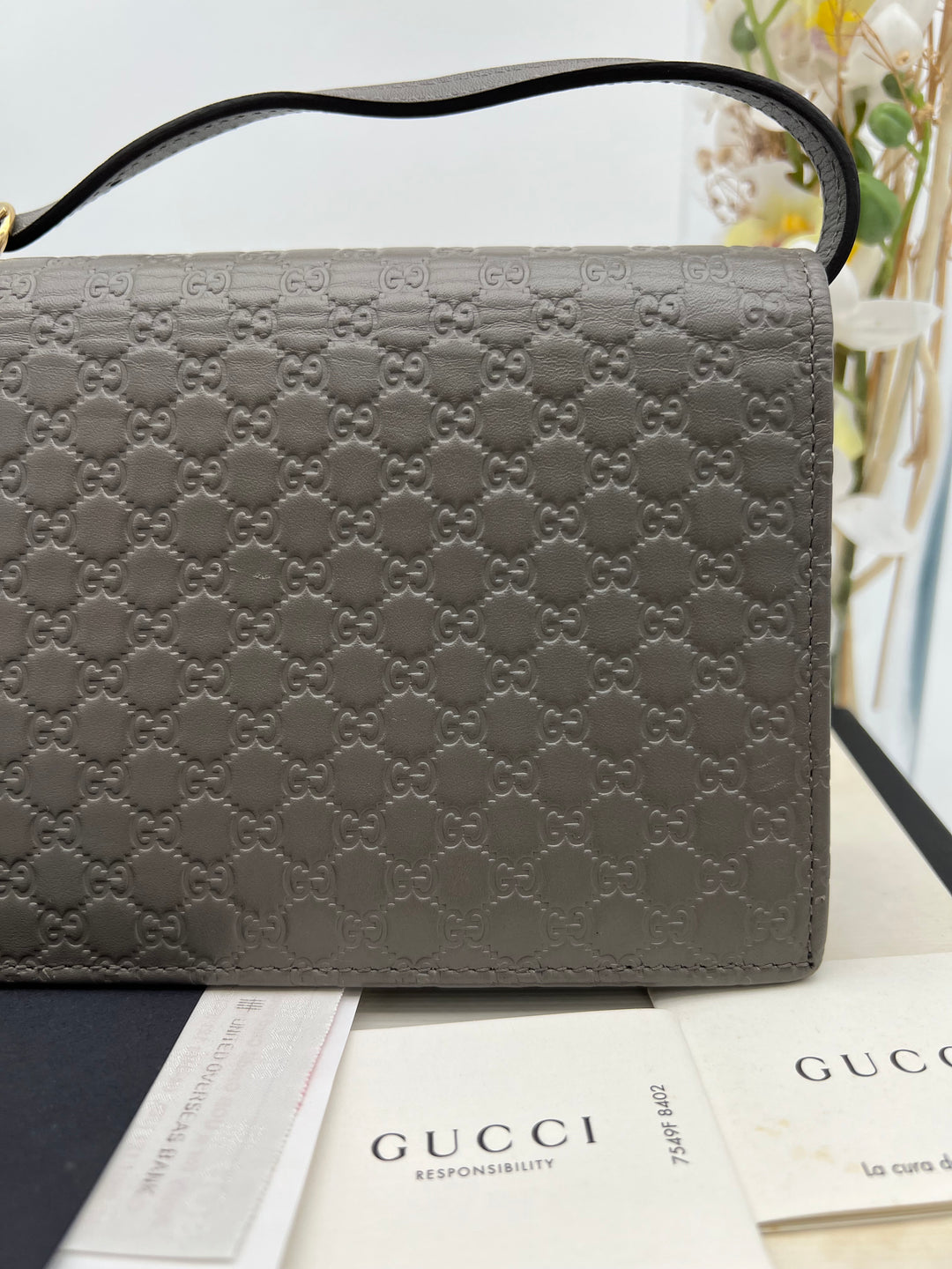 GUCCI GUCCISSIMA WALLET ON STRAP BAG