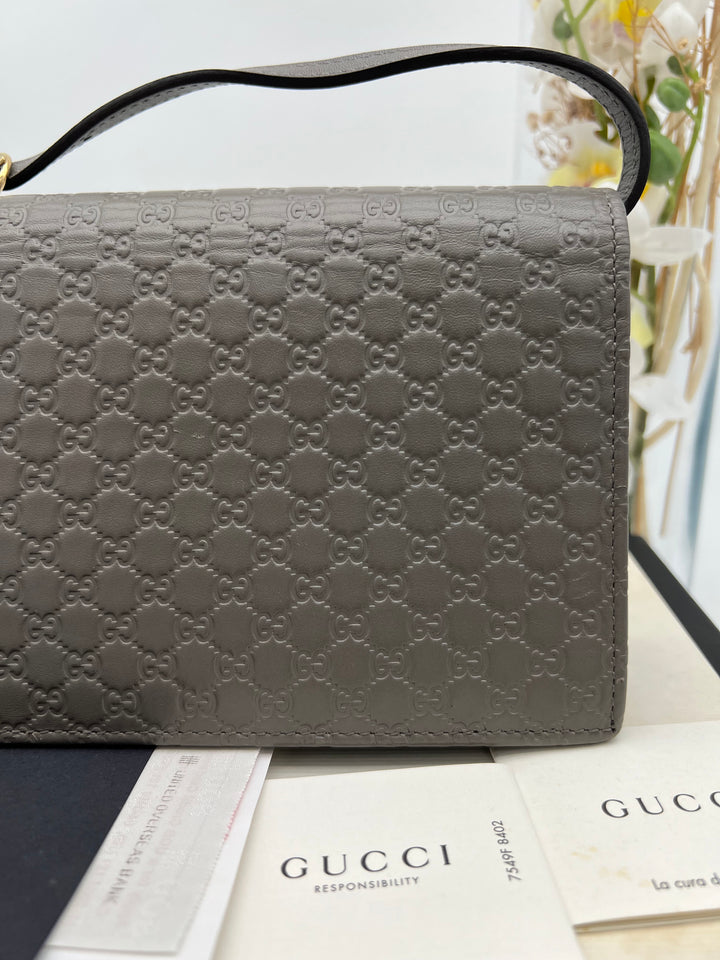 GUCCI GUCCISSIMA WALLET ON STRAP BAG