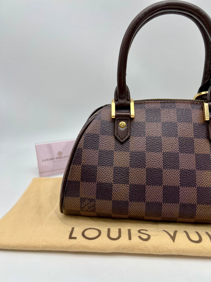 LOUIS VUITTON MINI RIBERA DAMIER EBENE