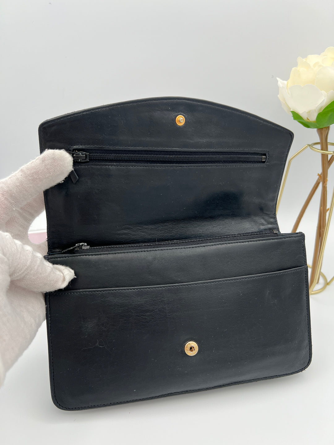 CHANEL LAMBSKIN TIMELESS CLUTCH