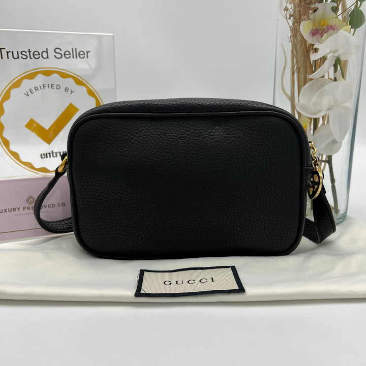 GUCCI DISCO SOHO CROSSBODY BLACK