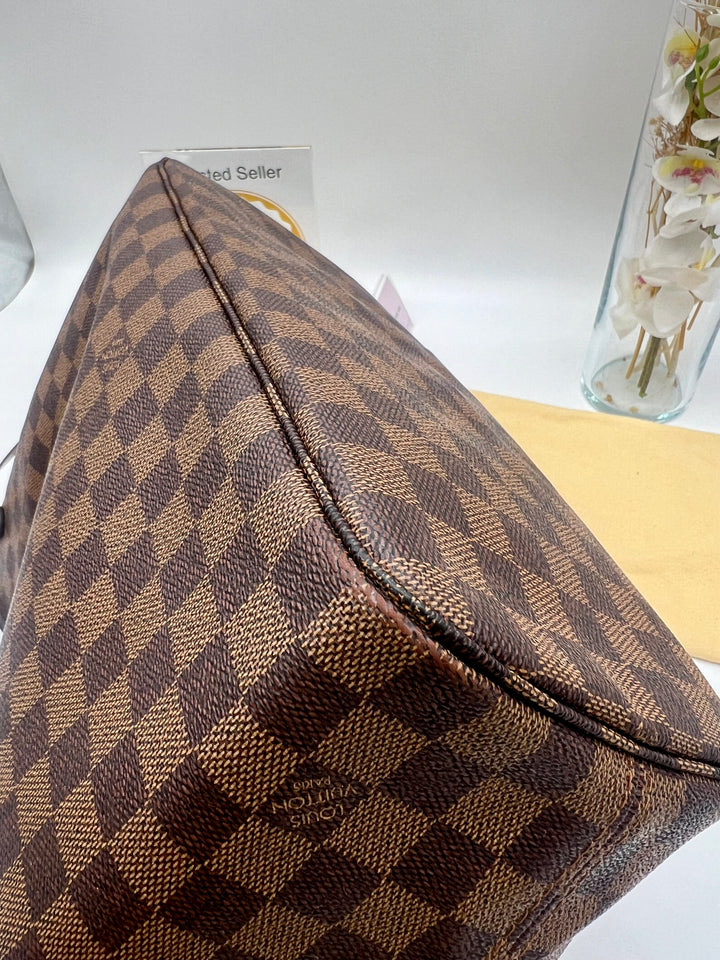 LOUIS VUITTON NEVERFULL MM DAMIER EBENE