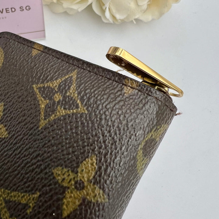 LOUIS VUITTON MONOGRAM ZIPPY SHORT WALLET