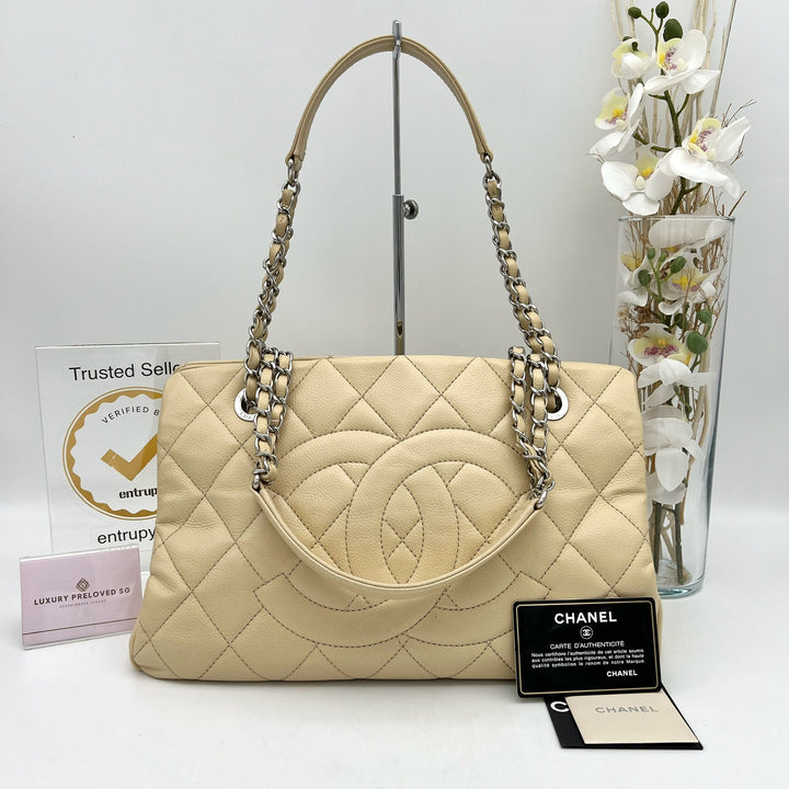 CHANEL SOFT CAVIAR PETIT TIMELESS TOTE PTT