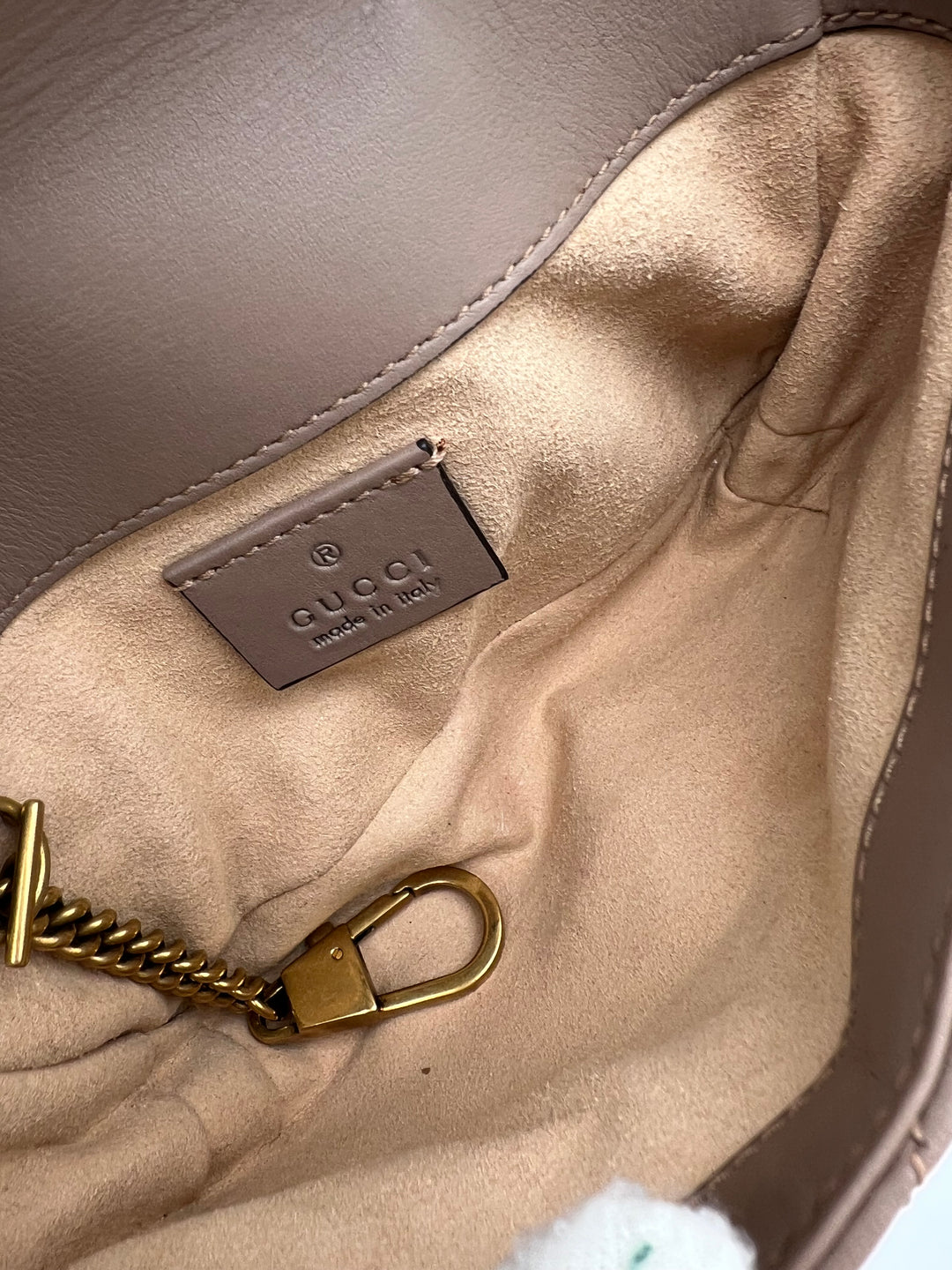 GUCCI GG MARMONT SUPER MINI METALASSE