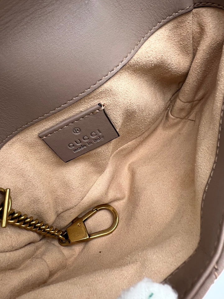 GUCCI GG MARMONT SUPER MINI METALASSE