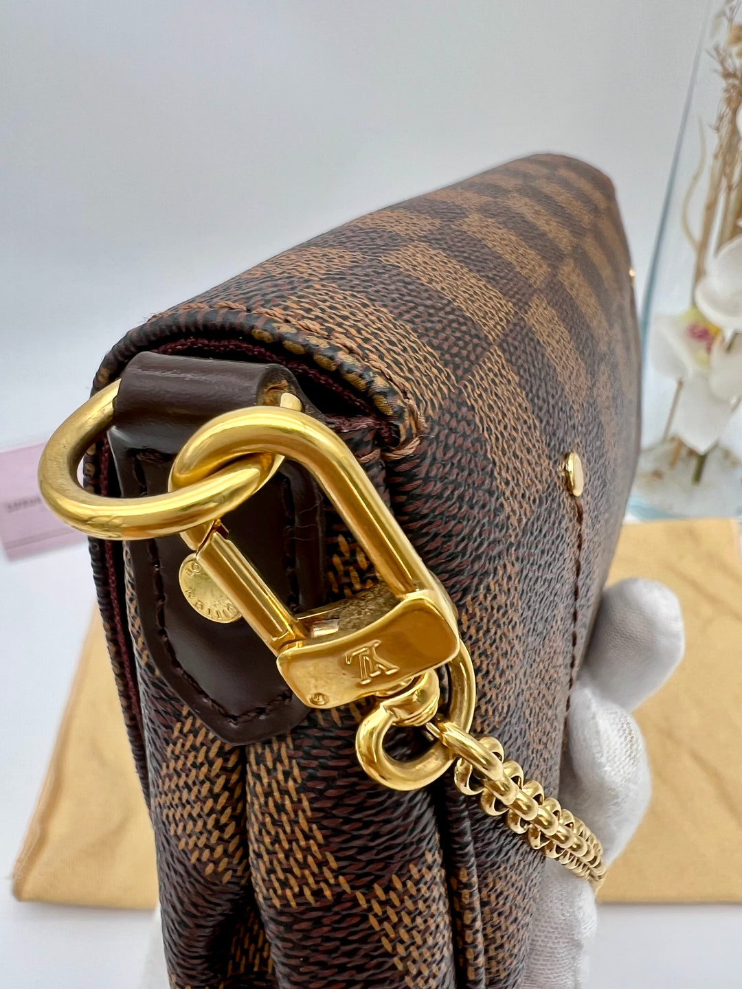 LOUIS VUITTON FAVOURITE PM DAMIER EBENE