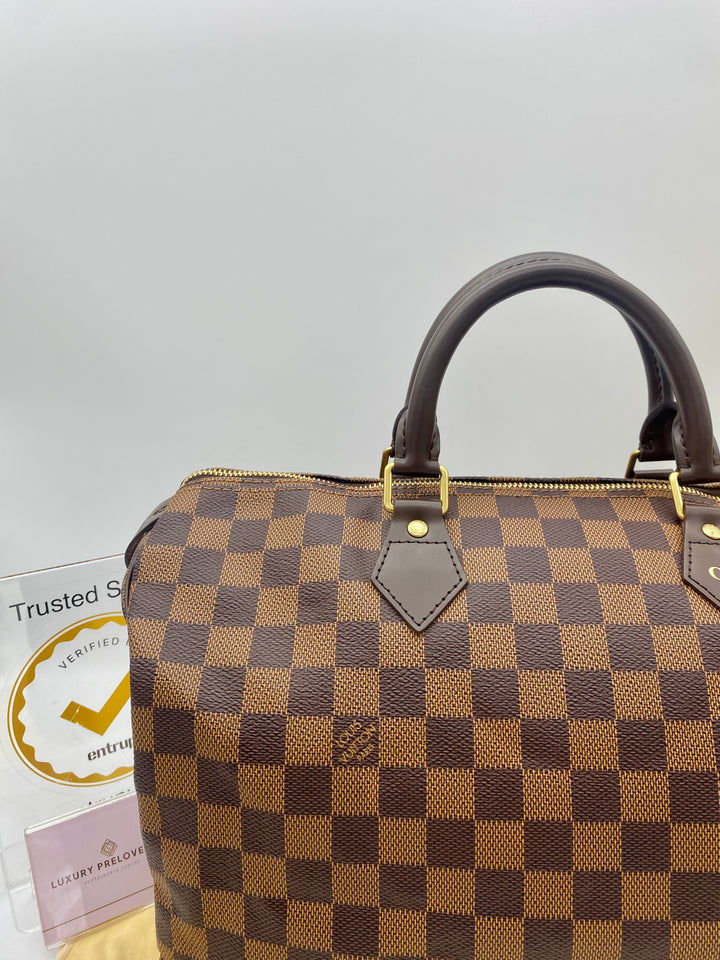 LOUIS VUITTON SPEEDY 35 DAMIER EBENE