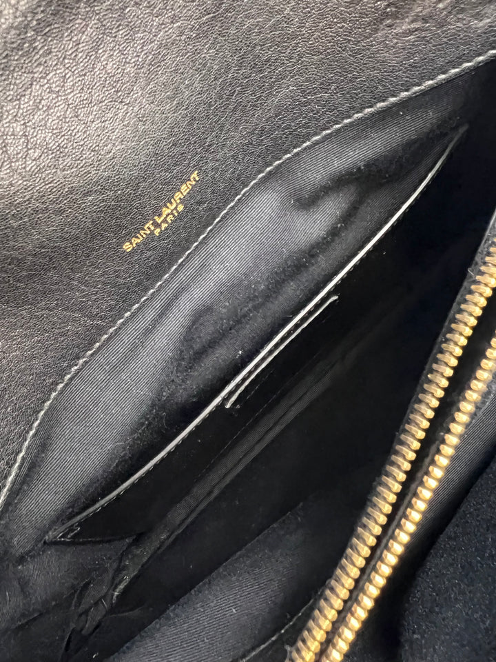 YVES SAINT LAURENT MONOGRAM ENVELOPE GHW