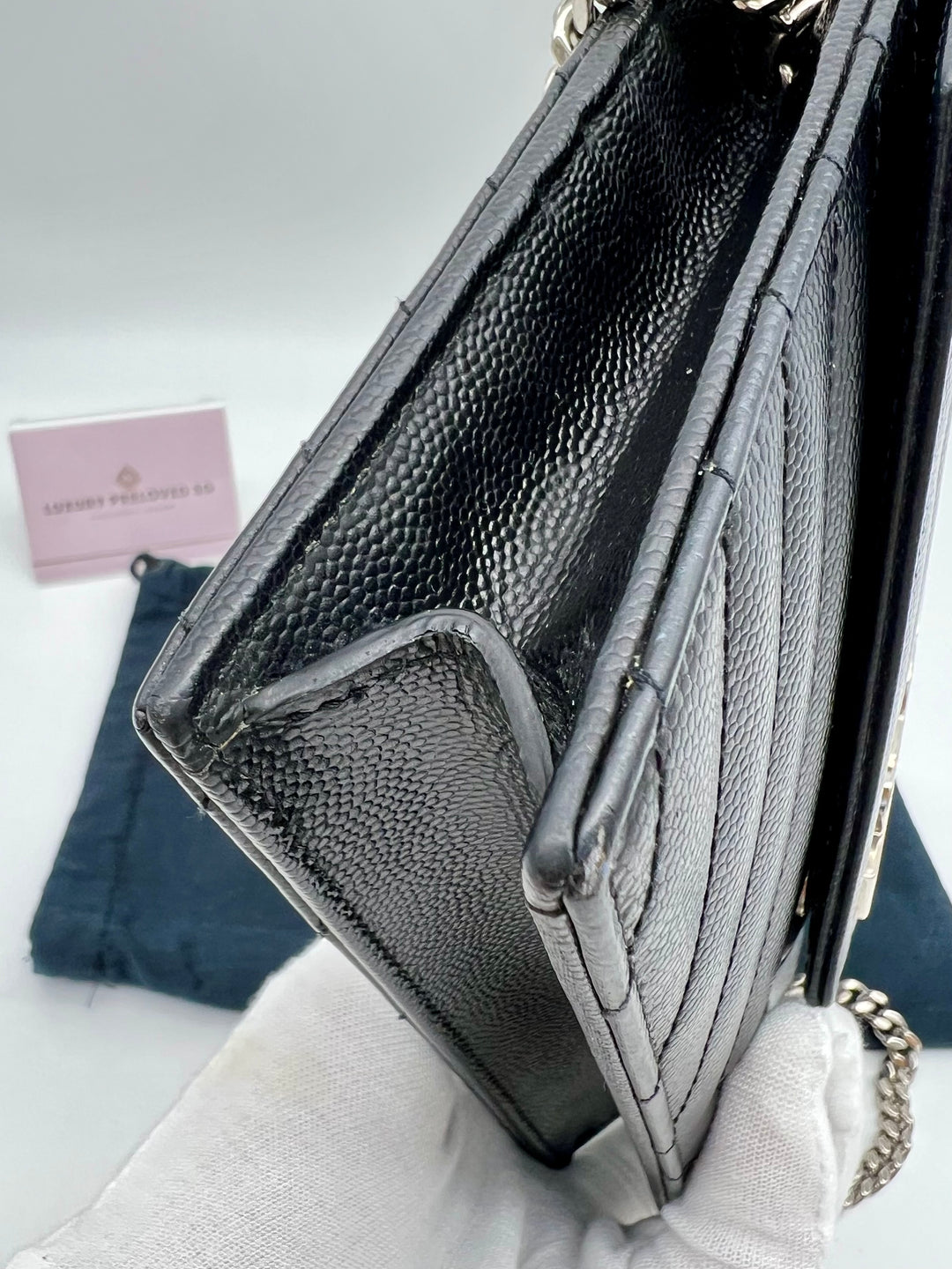 YVES SAINT LAURENT MONOGRAM ENVELOPE