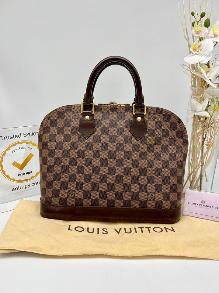 LOUIS VUITTON ALMA PM DAMIER EBENE