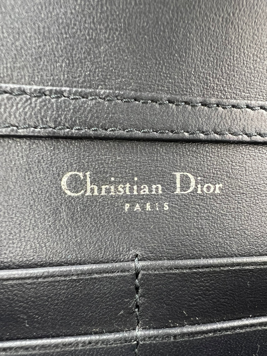 CHRISTIAN DIOR DIORAMA METALLIC SILVER CHAIN BAG