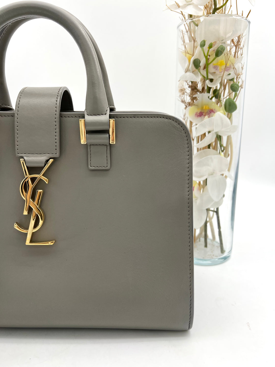YVES SAINT LAURENT MONOGRAM CABAS BAG