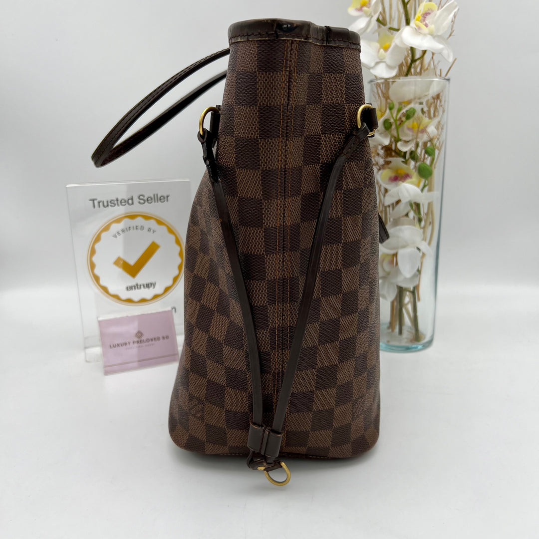 LOUIS VUITTON NEVERFULL MM DAMIER EBENE