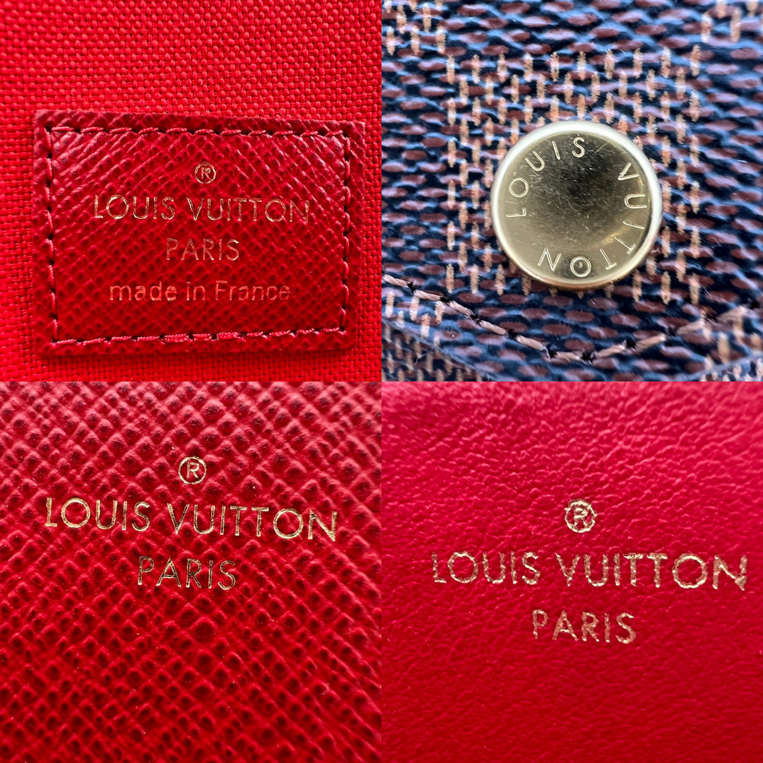 LOUIS VUITTON FELICIE DAMIER EBENE ( RFID )