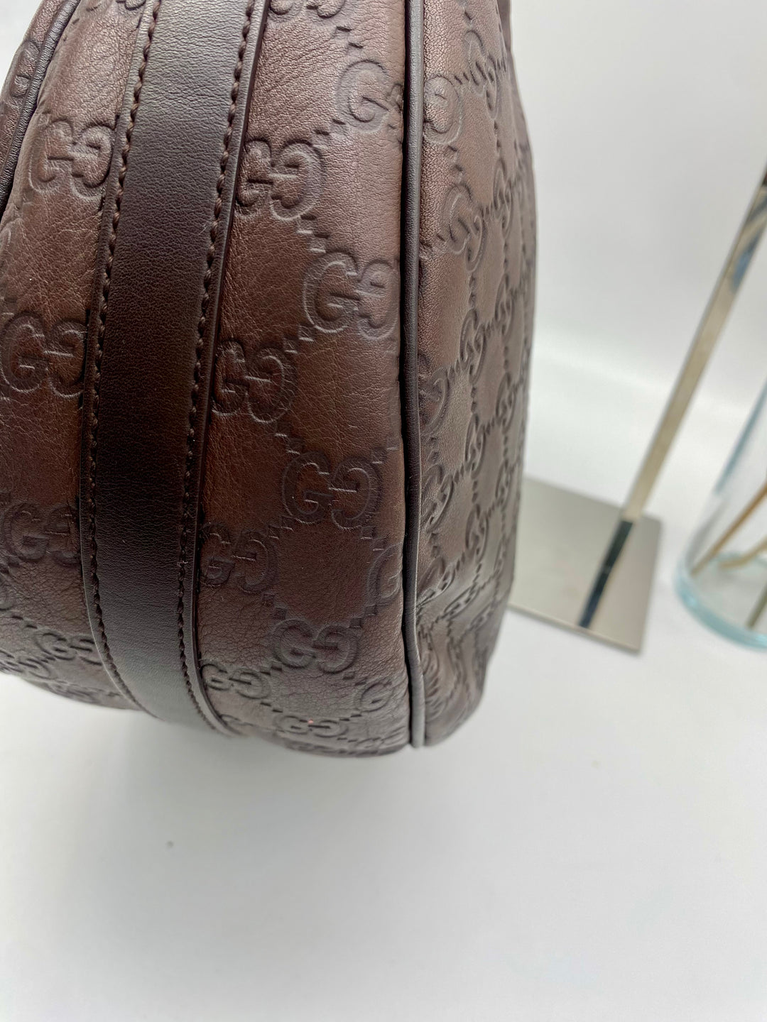 GUCCI GUCCISSIMA HOBO LEATHER BAG