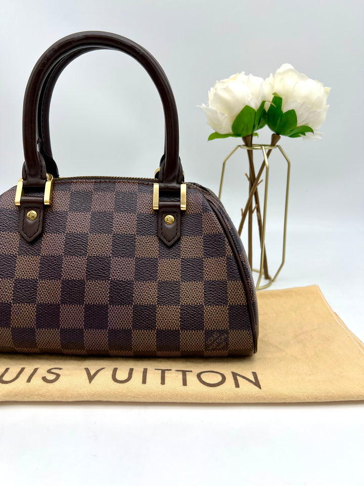 LOUIS VUITTON MINI RIBERA DAMIER EBENE