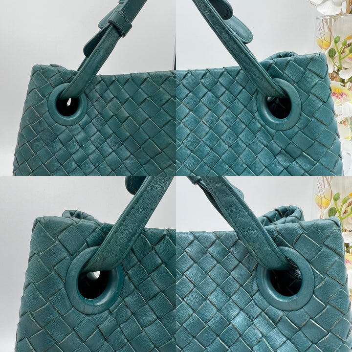 BOTTEGA VENETA INTRECCIATO WOVEN NAPPY SHOULDER BAH