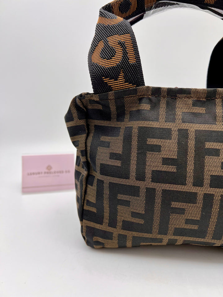 FENDI CANVAS SMAL HANDBAG