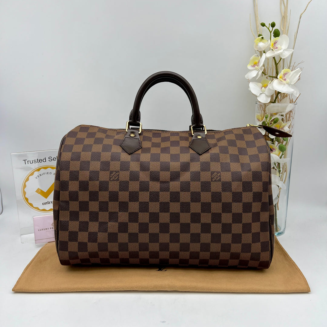 LOUIS VUITTON SPEEDY 35 DAMIER EBENE