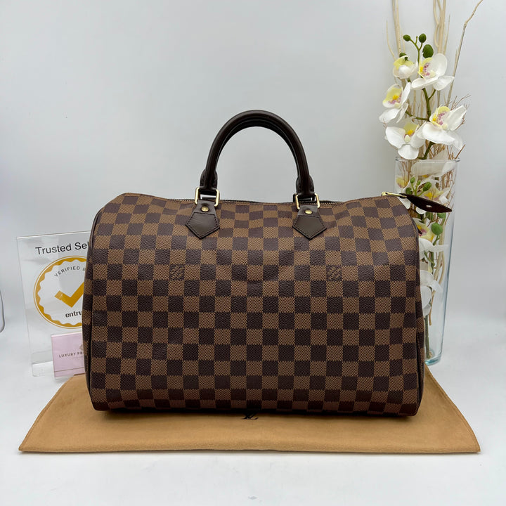 LOUIS VUITTON SPEEDY 35 DAMIER EBENE