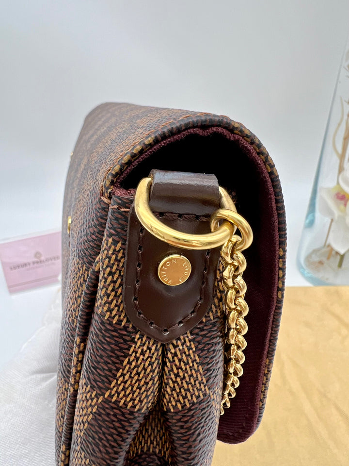 LOUIS VUITTON FAVOURITE PM DAMIER EBENE