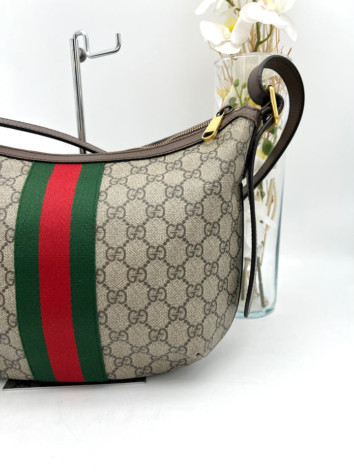 GUCCI PVC OPHIDIA SHOULDER BAG (NEW VERSION )