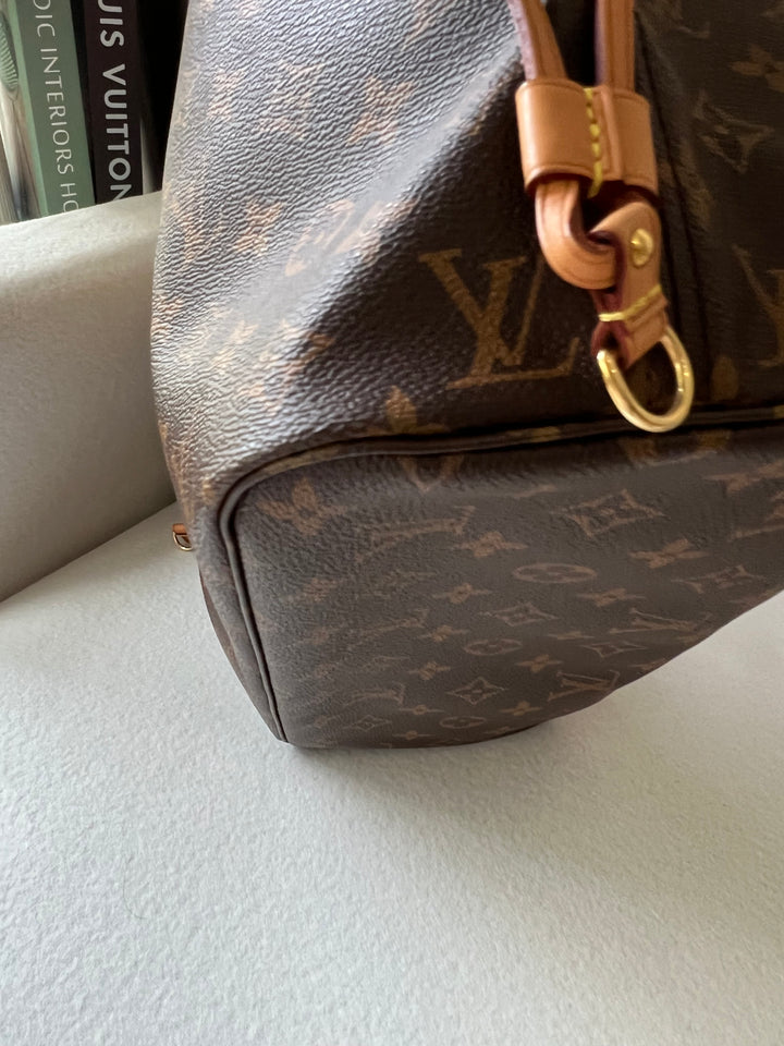 LOUIS VUITTON NEVERFULL MM MONOGR W/ POUCH ( RFID )