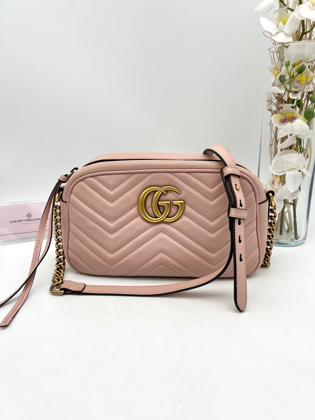 GUCCI MARMONT CAMERA QUILTED SMALL