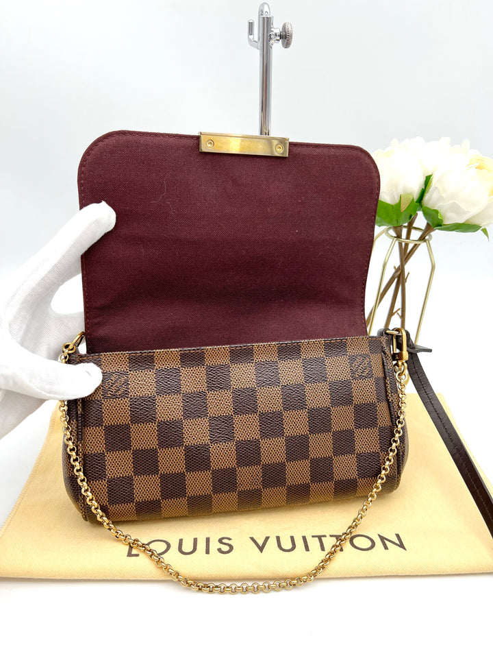 LOUIS VUITTON FAVOURITE PM DAMIER EBENE