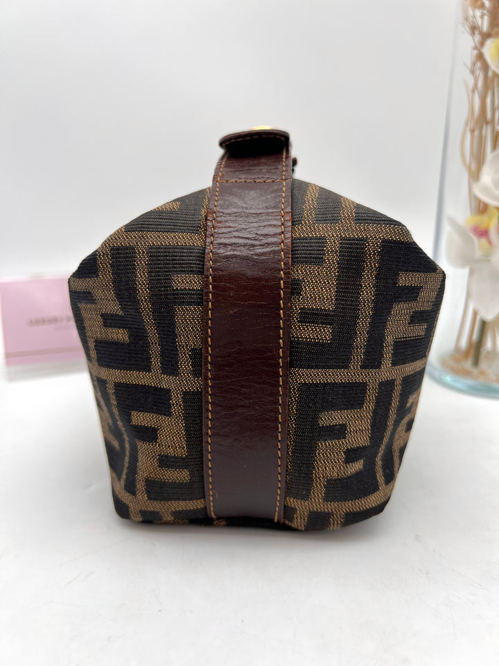 FENDI ZUCCA CANVAS SMAL HANDBAG