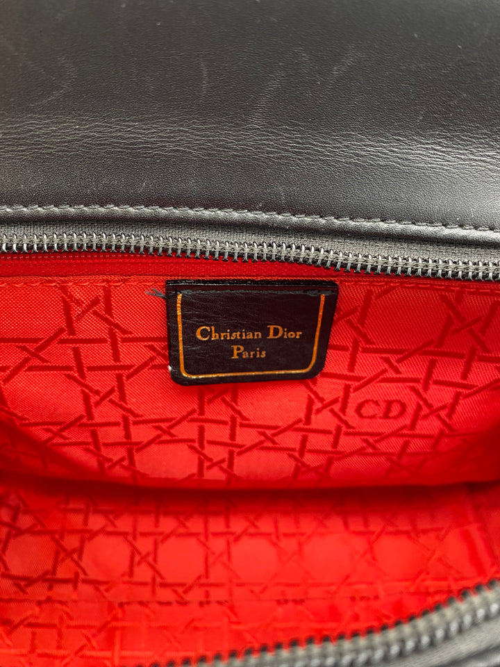 CHRISTIAN DIOR VINTAGE  CALF LEATHER GHW